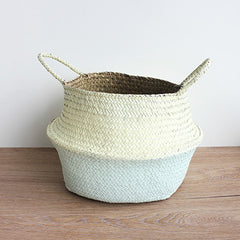 Straw Storage Basket - Flower Pot